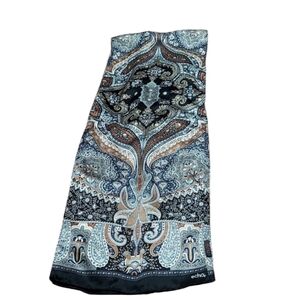 Echo floral paisley pattern scarf pink blue black
